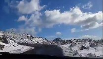 Montagnes d'Akfadou Kabylie sous la neige 2016