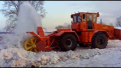 Funny Tractor Video in Snow compilation