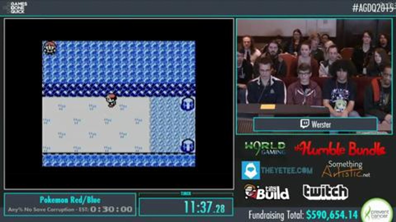 AGDQ2015 - Pokemon Blue - Werster