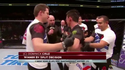 Fight Night Boston Dominick Cruz and TJ Dillashaw Octagon Interview