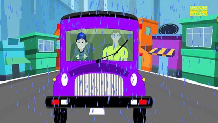 Wheels on the bus nursery rhyme for kids | Childrens songs