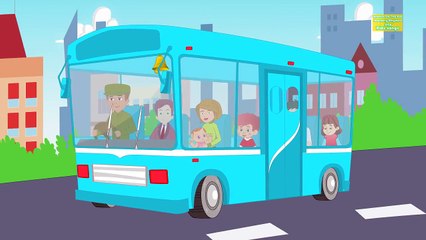 Wheels on the bus go round and round | Nursery Rhymes Collection | Kids Song