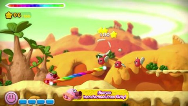 Kirby y el Pincel Arcoíris - Tráiler de lanzamiento (Wii U)