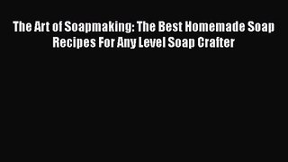 Download The Art of Soapmaking: The Best Homemade Soap Recipes For Any Level Soap Crafter PDF