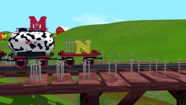 Zeichentrickfilm Shawn der Zug Das englische Alphabet N