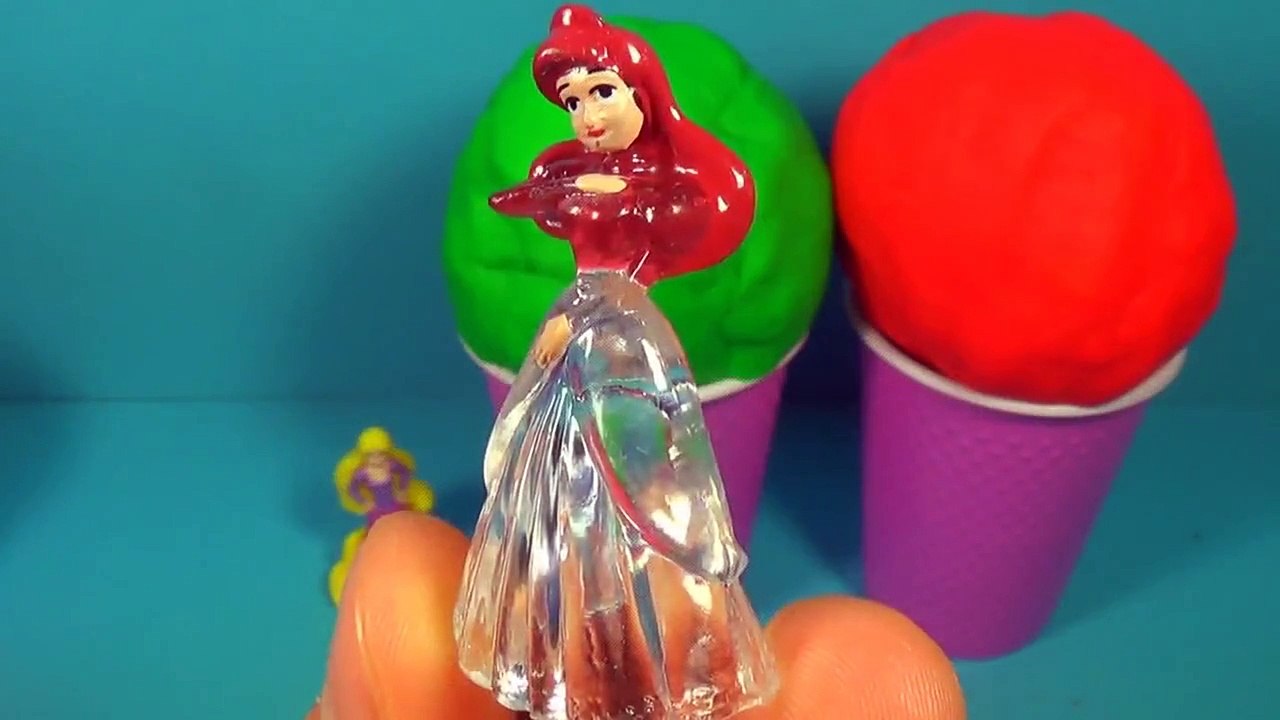 3 Play Doh surprise eggs Disney Princess Nickelodeon SpongeBob How to train Your DRAGON MymillionTV