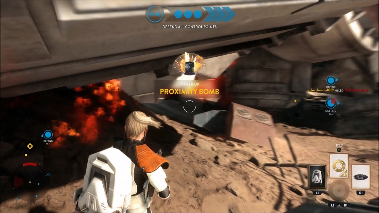 Star Wars Battlefront 22-6 on Jakku!