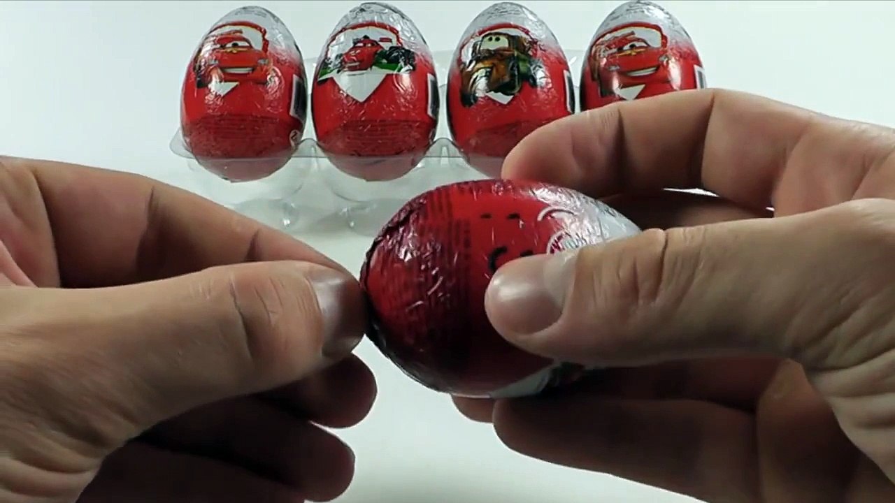 5 Disney Pixar Cars 2 Surprise Eggs Unboxing