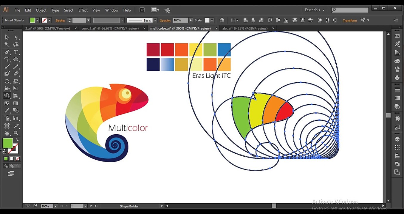 Professional Logo Design - Adobe Illustrator cc (Multicolor)
