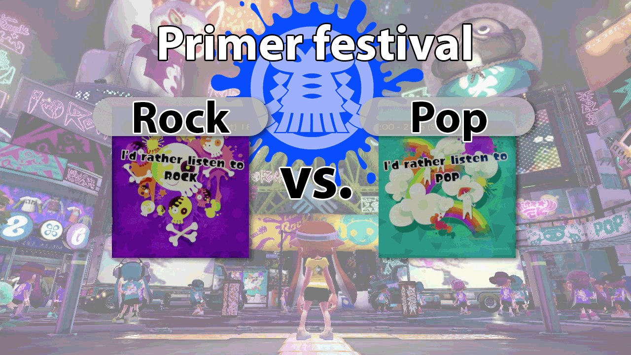 Festival - Splatoon_ ¡Rock vs. Pop! (Wii U)