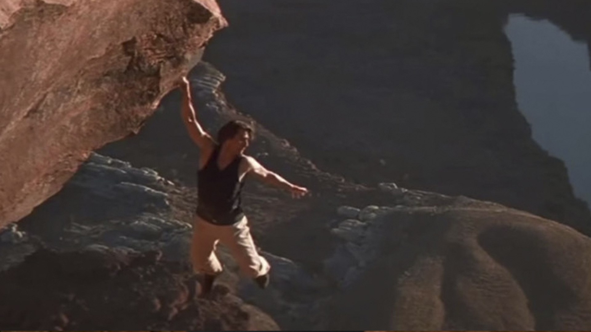 Mission Impossible 2 Tom Cruise Rock Climbing