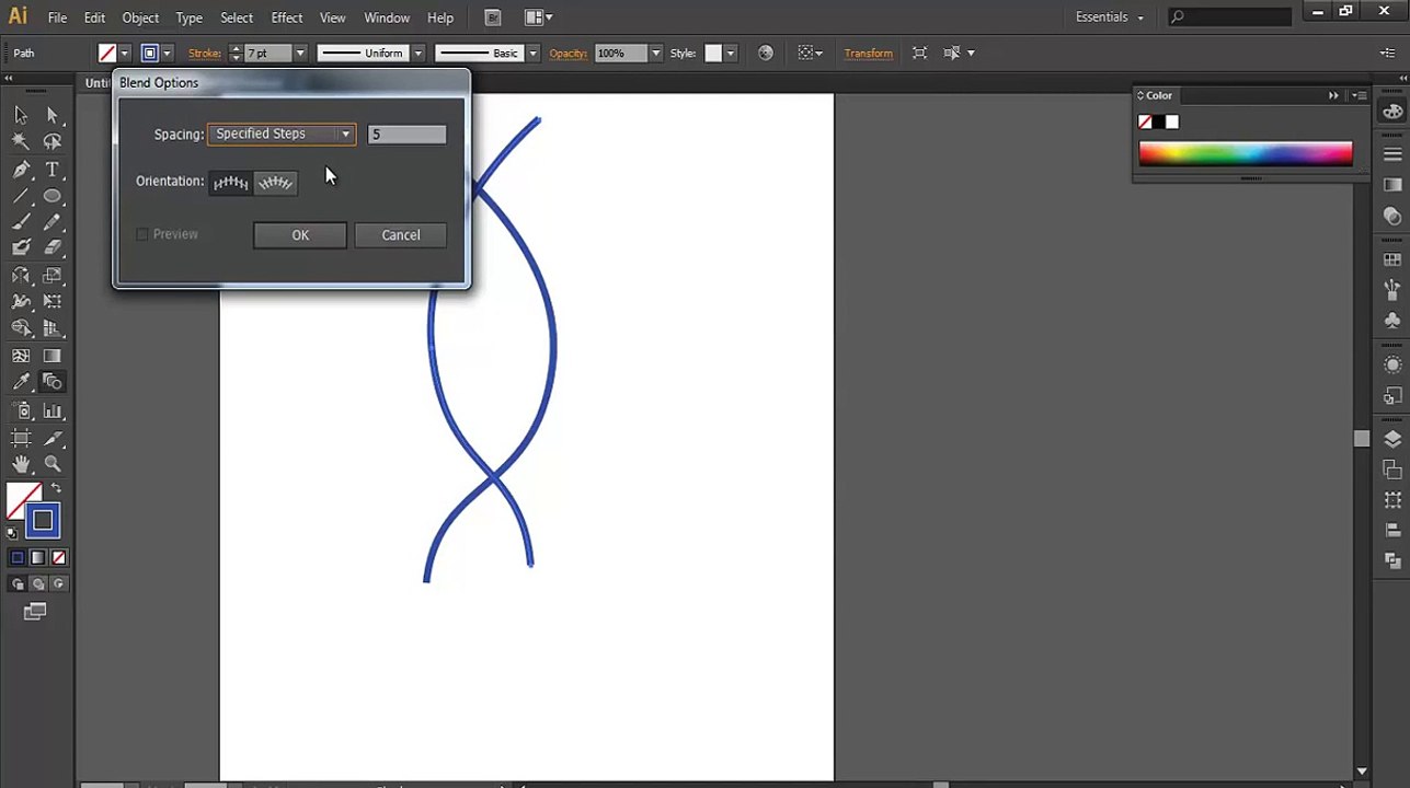 COLORFUL DNA WAVE - ILLUSTRATOR TIPS 3