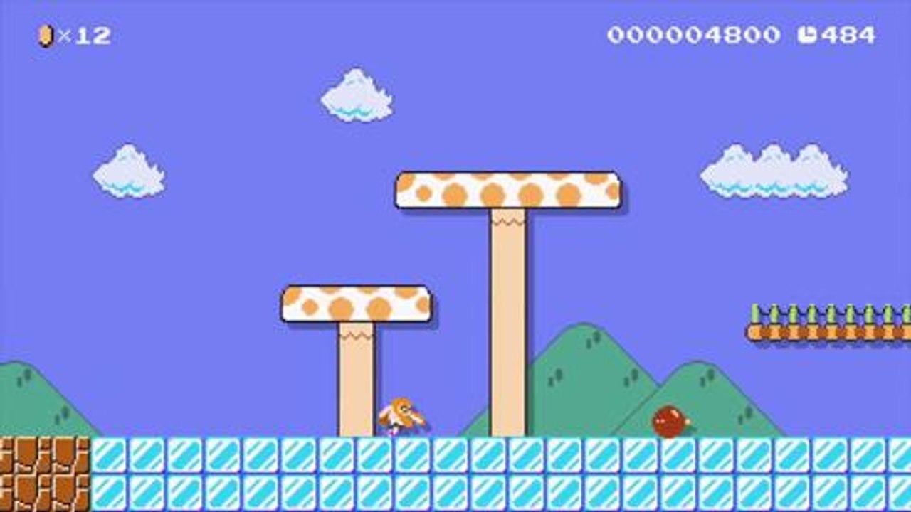 スーパーマリオメーカー キャラマリオ  Splatoon