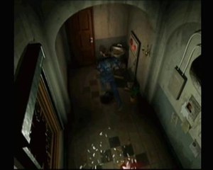 Resident Evil 2 - Licker Head Drop Scene