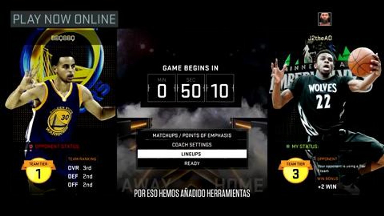 NBA 2K16 Presenta- Jugar ya en línea