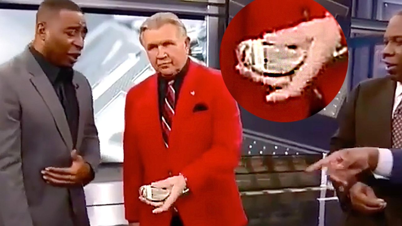 Mike Ditka Pulls Out Fat Stack Of Cash Live On ESPN