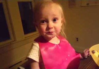 Toddler Won't Take Snow for an Answer