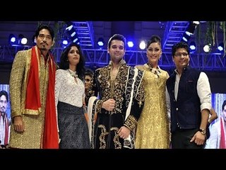 Models Walk The Ramp With Mahaakshay Chakraborty At Success Of Libas