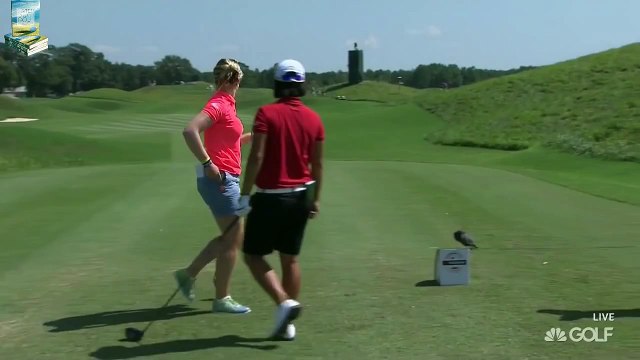 Golf Star Charley Hull Pounds a Drive 2015 Yokohama LPGA Tournament