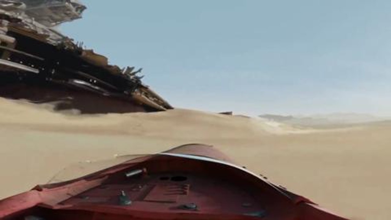 STAR WARS- THE FORCE AWAKENS - Virtual Jakku Speeder Tour