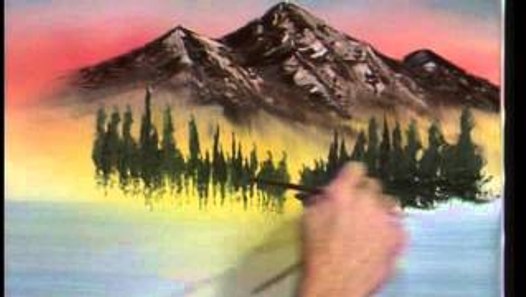 Bob Ross Painting Mountain Retreat . Bob Ross Mountain Retreat (Season 3 Episode 1) - video ...