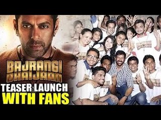 Salman Khan's Bajrangi Bhaijaan TEASER LAUNCH With FANS