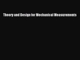 [PDF Download] Theory and Design for Mechanical Measurements [Download] Full Ebook