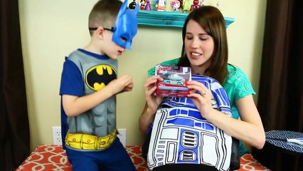 BACK TO SCHOOL Surprise Toys & Blind Bags With Little Batmans R2D2 Star Wars Backpack Dis