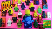 How to make crayons - DIY Lego Minifigures crayons