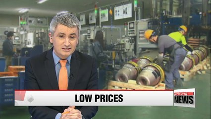 Korea's producer prices down 4% in 2015