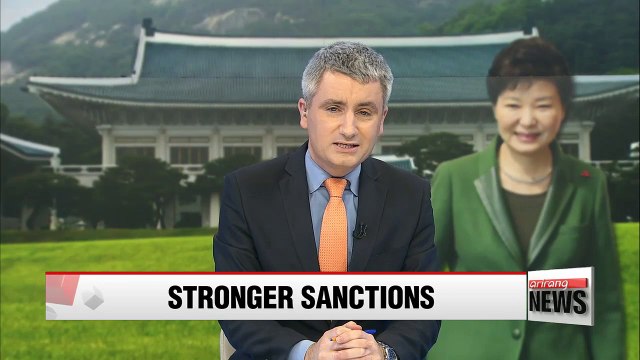 President Park calls for stronger UN sanctions on North Korea
