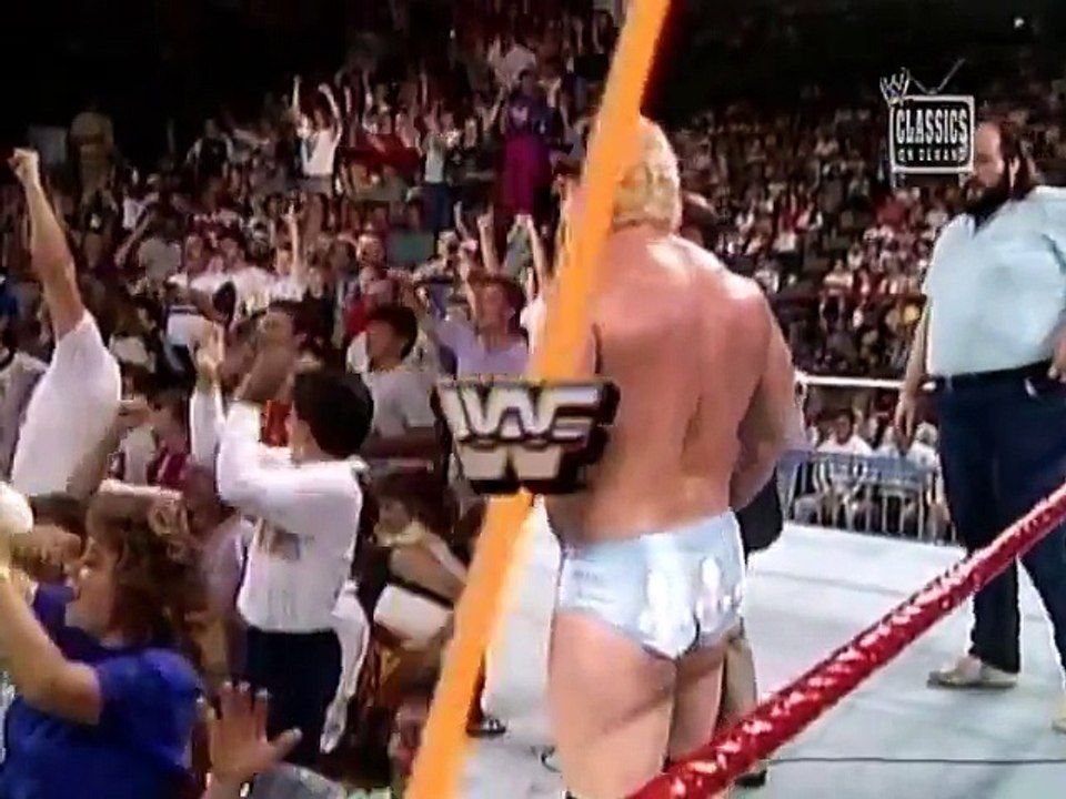 Test of Strength   Ultimate Warrior vs Dino Bravo   SuperStars Nov 18th, 1989