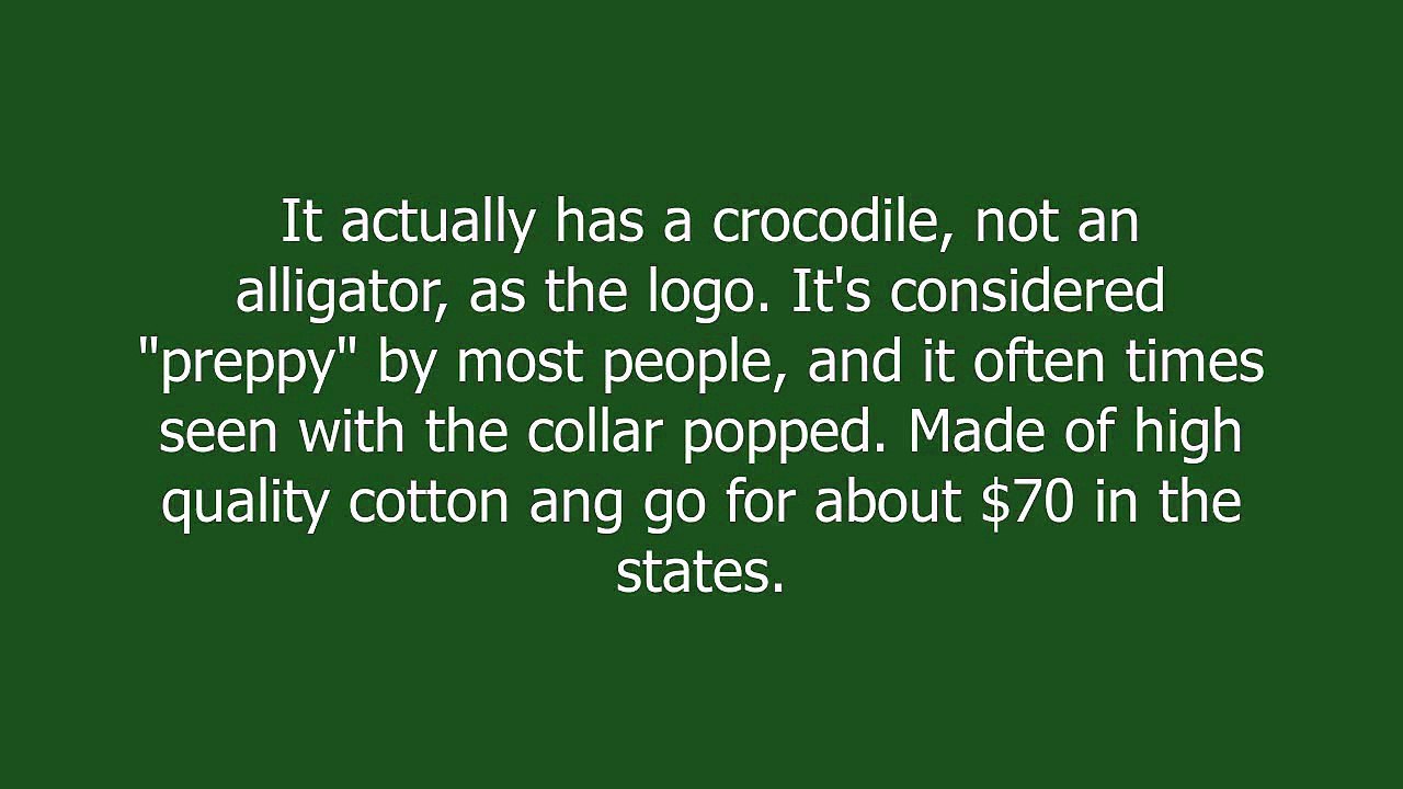lacoste meaning and pronunciation