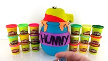 Giant Winnie The Pooh Play Doh Surprise Egg With Winnie The Pooh McDonalds Happy Meal Toys