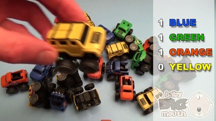 Learn Colours with Toy Monster Trucks! Fun Learning Contest!