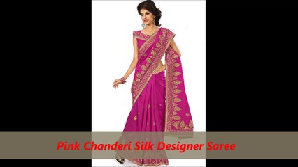 Chanderi Silk Sarees by nikvik.com