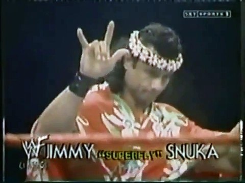 Jimmy Snuka in action Championship Wrestling Jan 22nd, 1983