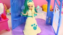 Disney Frozen Queen Elsa MagiClip Doll Flip N Switch Castle Playset + LPS Surprise Blind