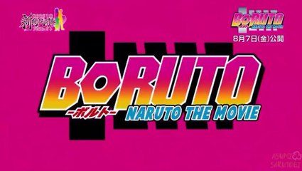 Boruto shows off the Rasengan in this TV CM.