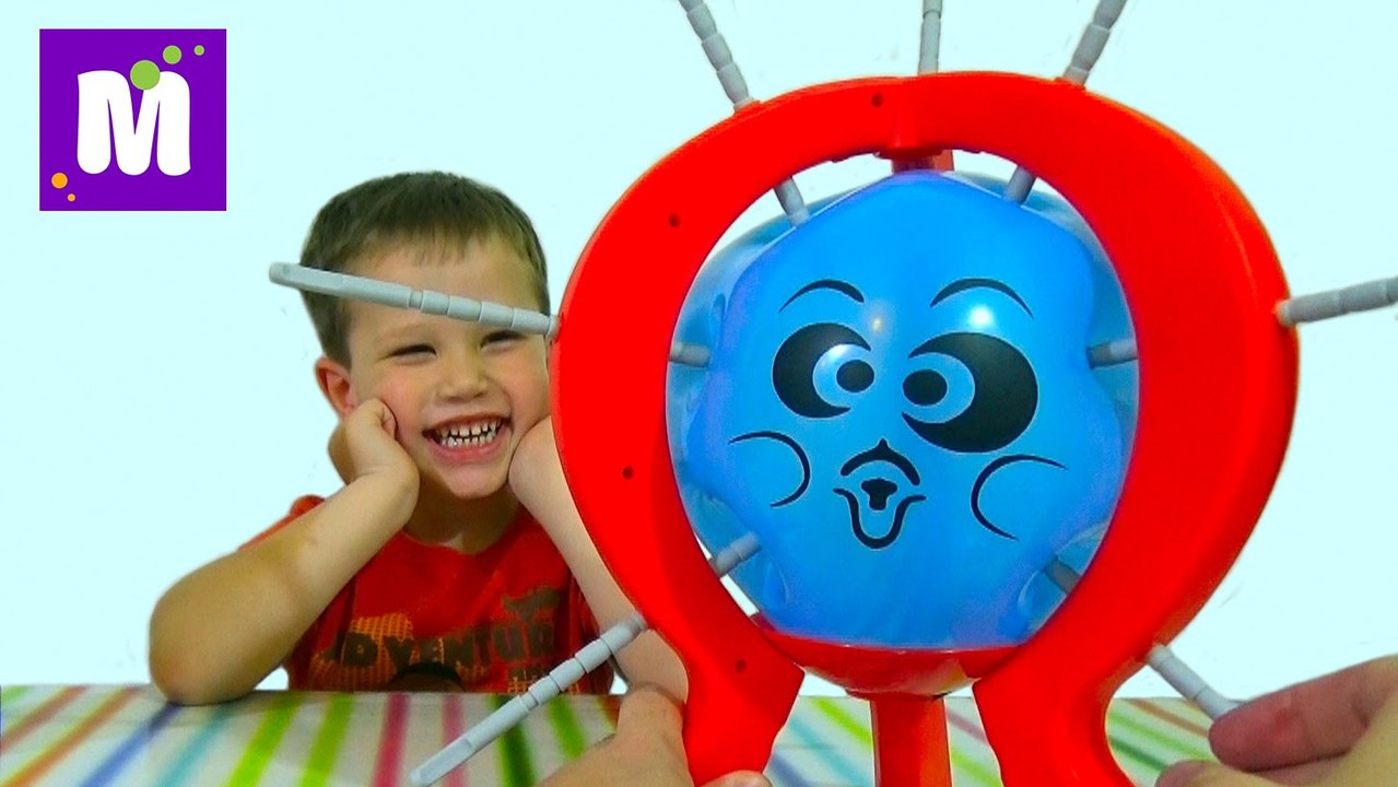 Бум бум баллун игра распаковка лопают шарик колючками игрушка balloon and installation game toy