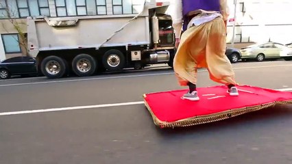 ALADDIN with his Magic Carpet in NewYork