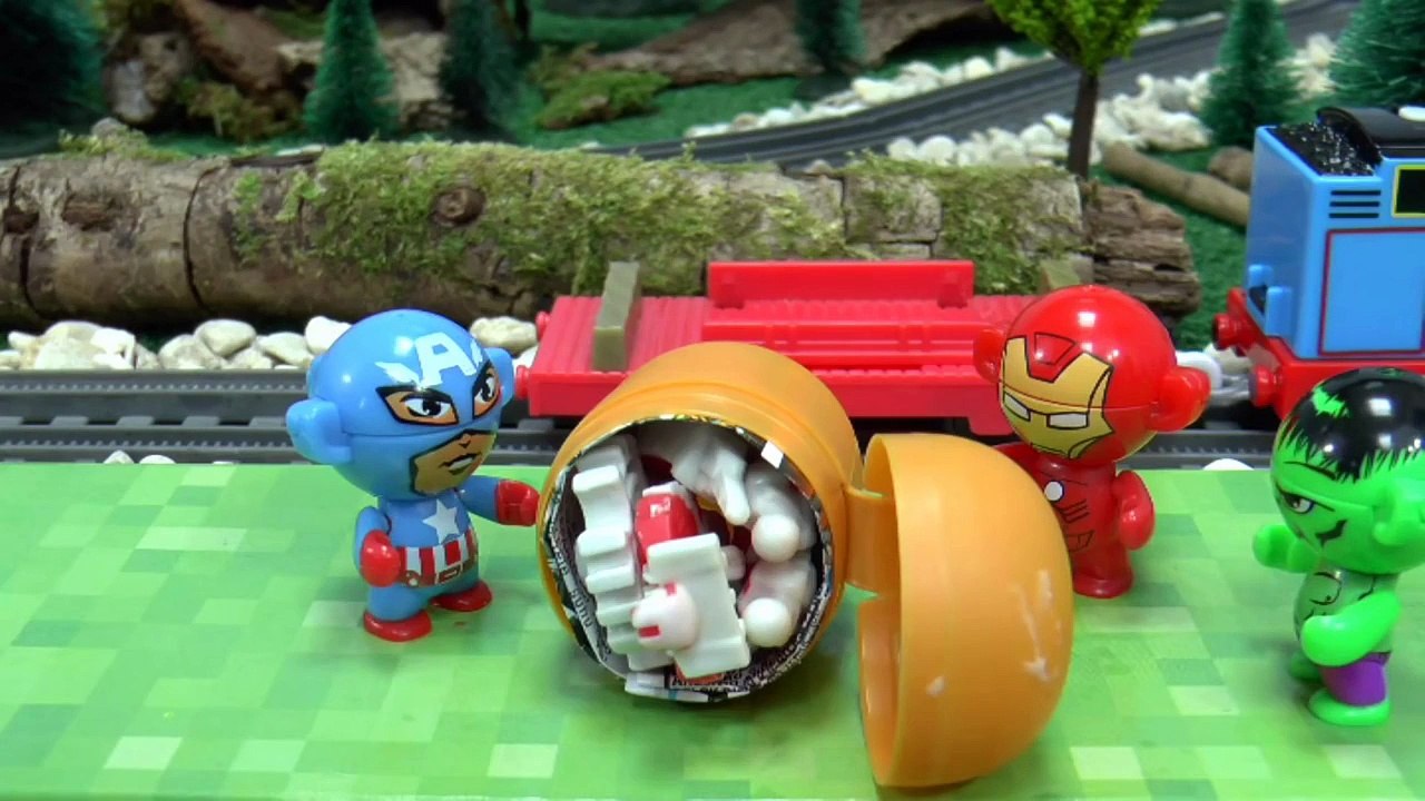 Giant Cars and Avengers Thomas and Friends Play Doh Racing Toy Story Compilation with Batm