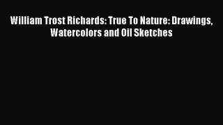 [PDF Download] William Trost Richards: True To Nature: Drawings Watercolors and Oil Sketches