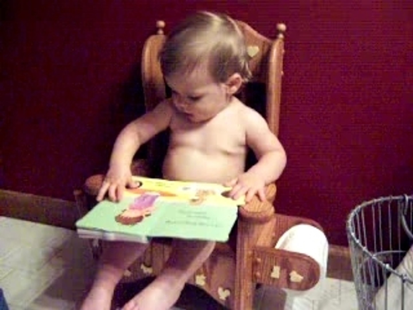 Ava On The Potty