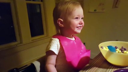 A little girl believes her dad is crazy when he explains that snow falls from the sky.