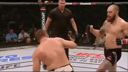 L'énorme hématome à l’oeil de Matt Mitrione