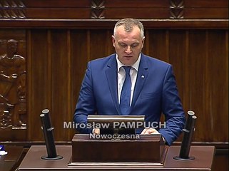 Poseł Mirosław Pampuch - Wystąpienie z dnia 21 grudnia 2015 roku.