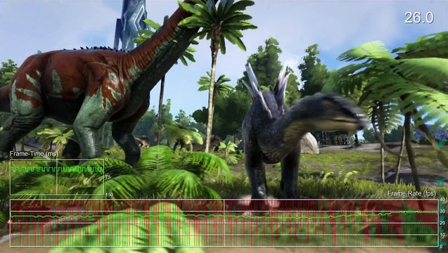 Ark Survival Evolved Xbox One Frame-Rate Test [Work In Progress]