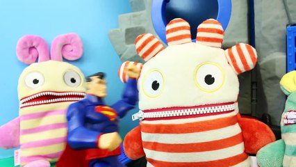 Batman Makes a Wish and Gets Eaten By Worry Eaters with Superheroes Superman and The Flash