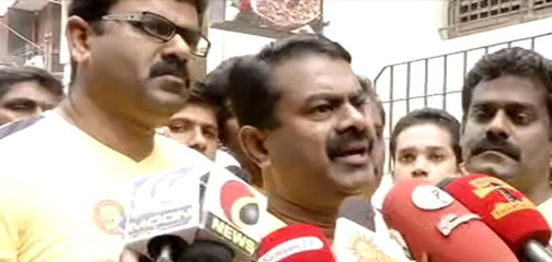 Seeman Press Interview Before Arrest at Madurai - 19 January 2016